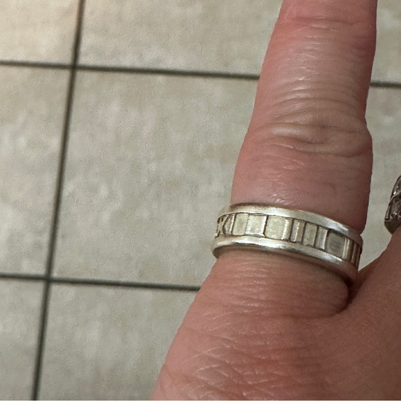 TIFFANY&CO. RING ATLAS SILVER925 - Picture 7 of 8